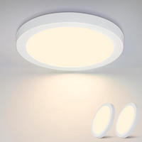 LED-DECKENLEUCHTE Finnj 23/3/23 cm （2er-set） - Weiß, Kunststoff (23/23/3cm) - ZMH