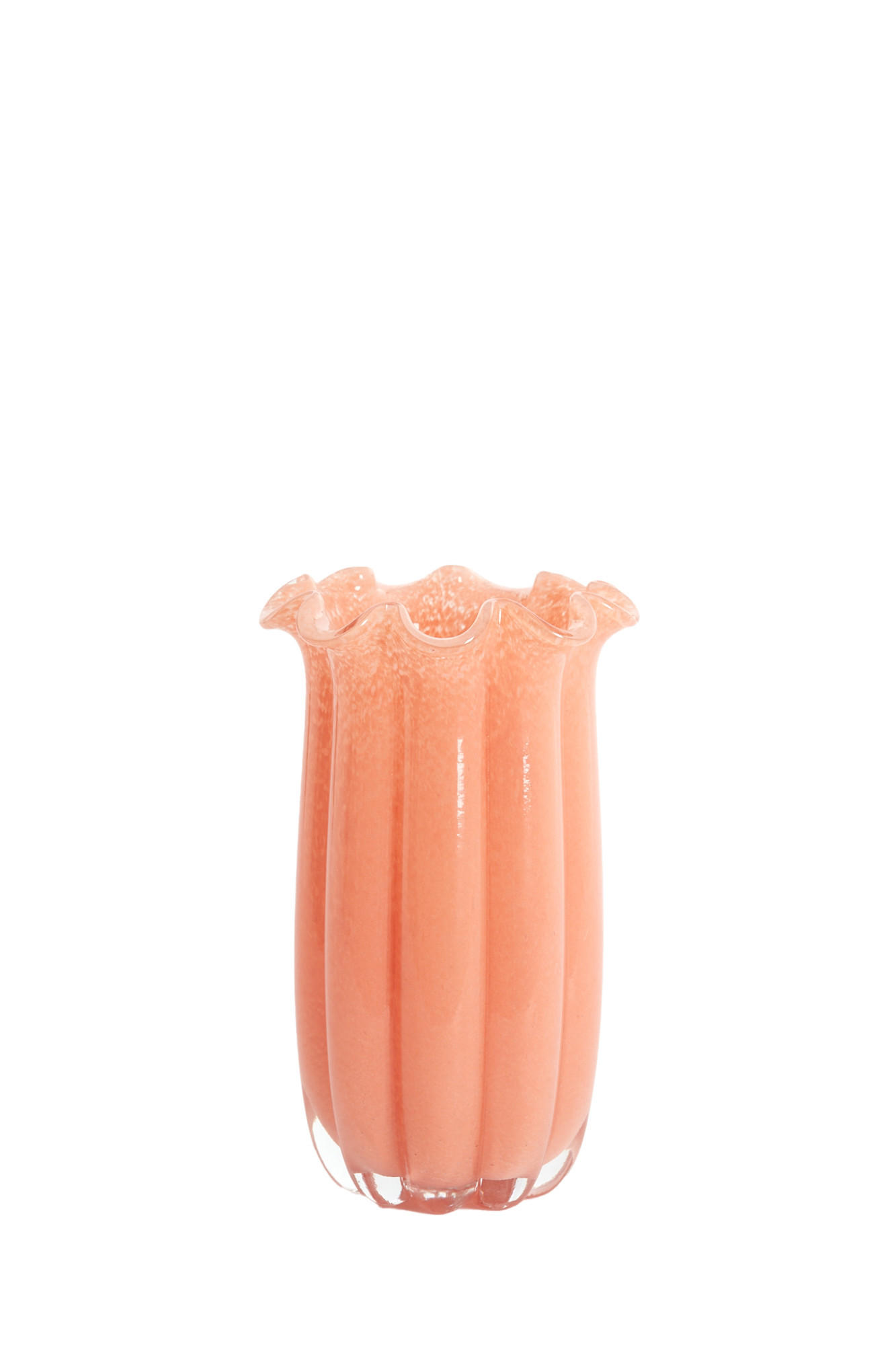 VASE Sedona Orange Ø16/27 cm - Koralle, Glas (16/27cm) - Light & Living