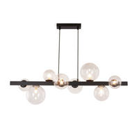 PENDELLEUCHTE Resh 90/25/160cm - Transparent, Metall (90/25/160cm) - Nettlife
