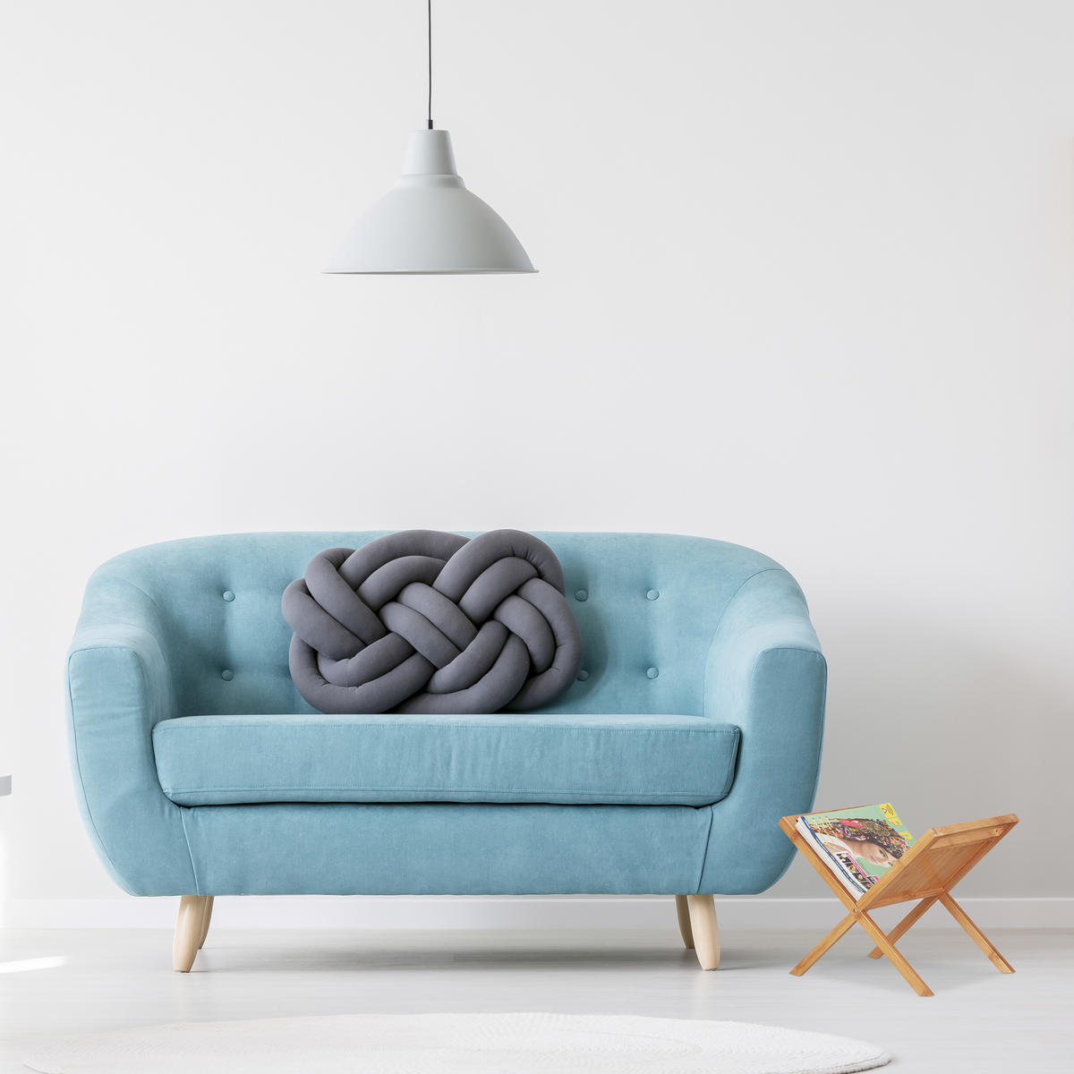 ZEITUNGSSTÄNDER - Hellbraun, Holz/Holzwerkstoff (40/40/30cm) - Relaxdays