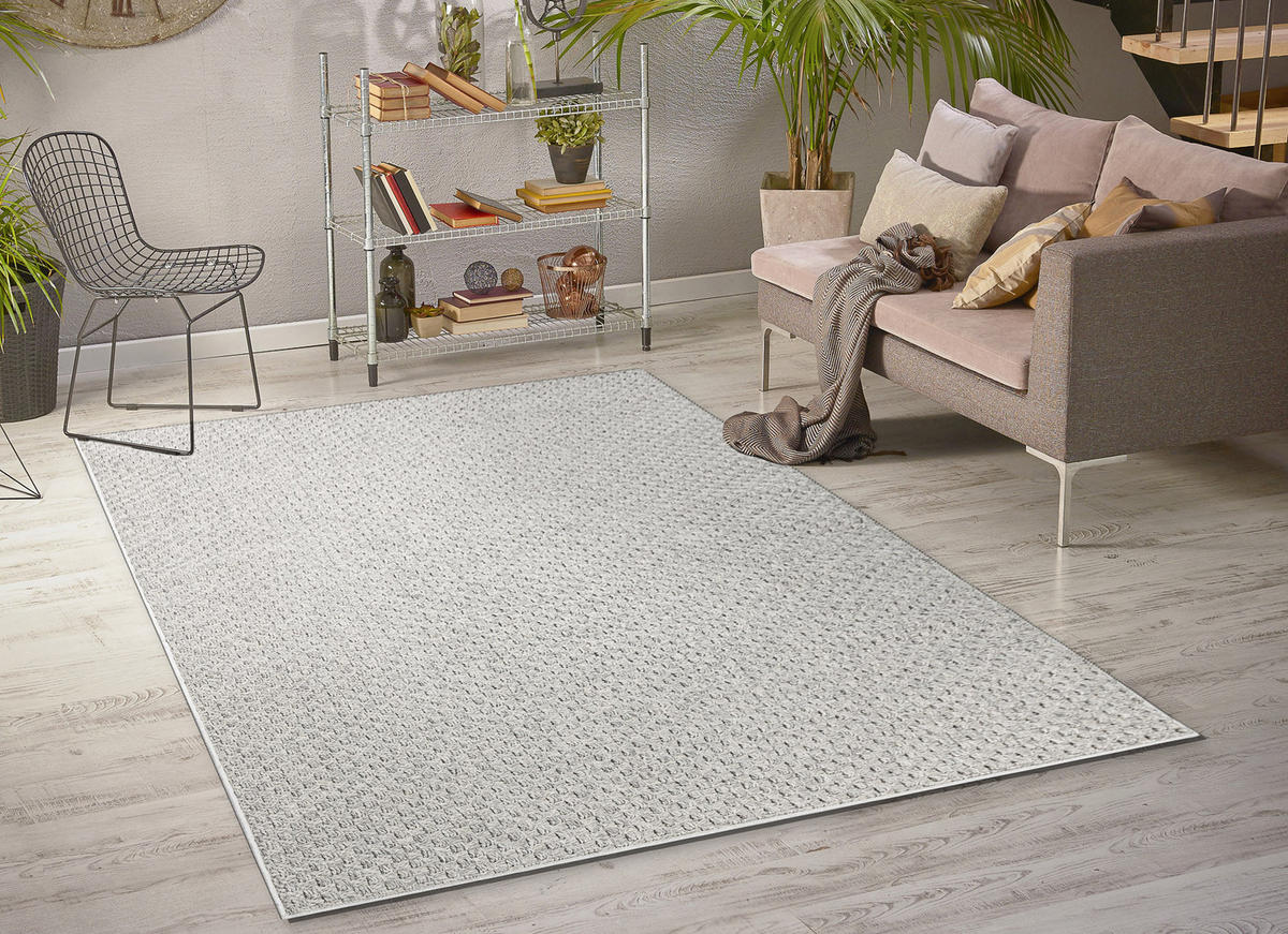 TEPPICH Origi 155/220 cm - Grau, Textil (155/220cm) - rugsX