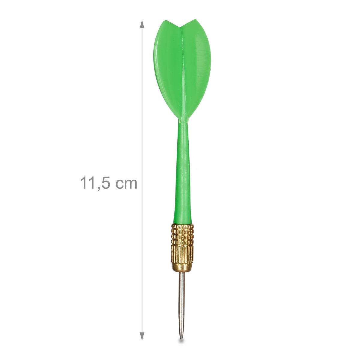 DARTSCHEIBE Bunt zweiseitig mit 6 Steeldarts 43 cm - Multicolor, Wellpappe/Metall (43/43cm) - Relaxdays