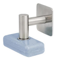 SEIFENHALTER, silber - Edelstahlfarben, Metall (5.7/5.7/6cm) - bremermann