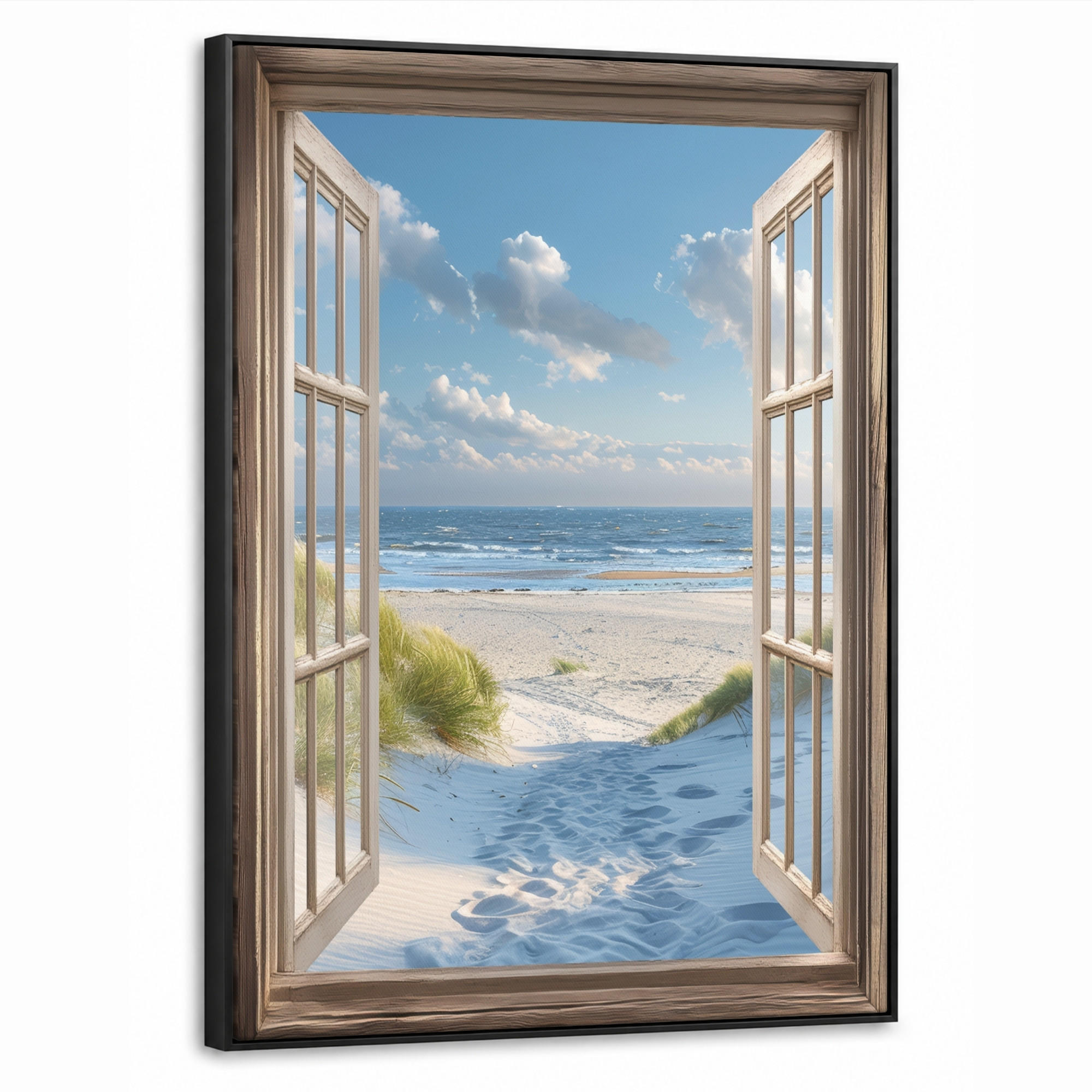 MuchoWow Leinwand Hellblau 70x100 cm