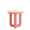 BEISTELLTISCH Vallejo Rosa Ø46/46 cm - Pink, Kunststoff (46/46/46cm) - Light & Living