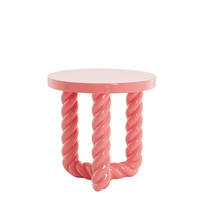 BEISTELLTISCH Vallejo Rosa Ø46/46 cm - Pink, Kunststoff (46/46/46cm) - Light & Living