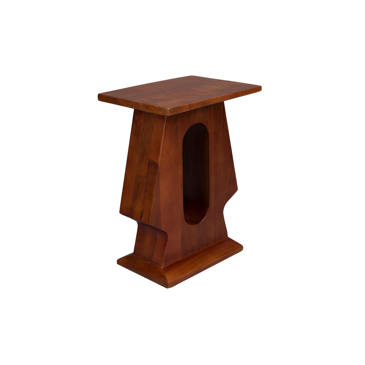 BEISTELLTISCH Pilaster Rechteckig Braun - Braun, Holz (35/25/48cm) - Dutchbone