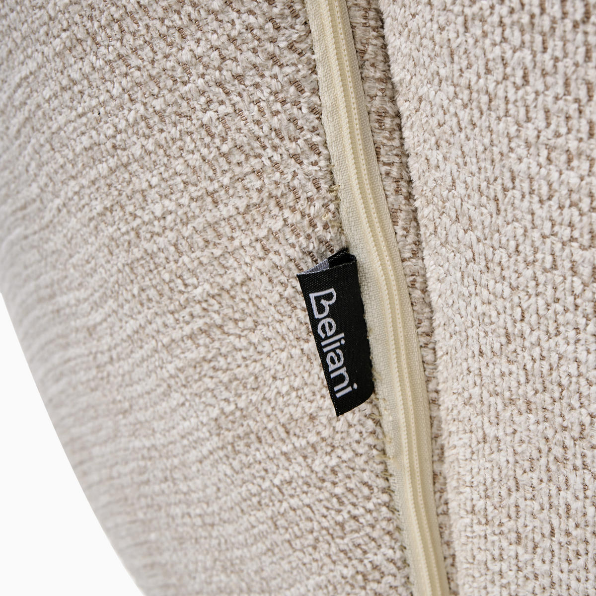 DREHSESSEL Stoff Hellbeige Dalen - Beige, Textil (76/111/87cm) - Beliani