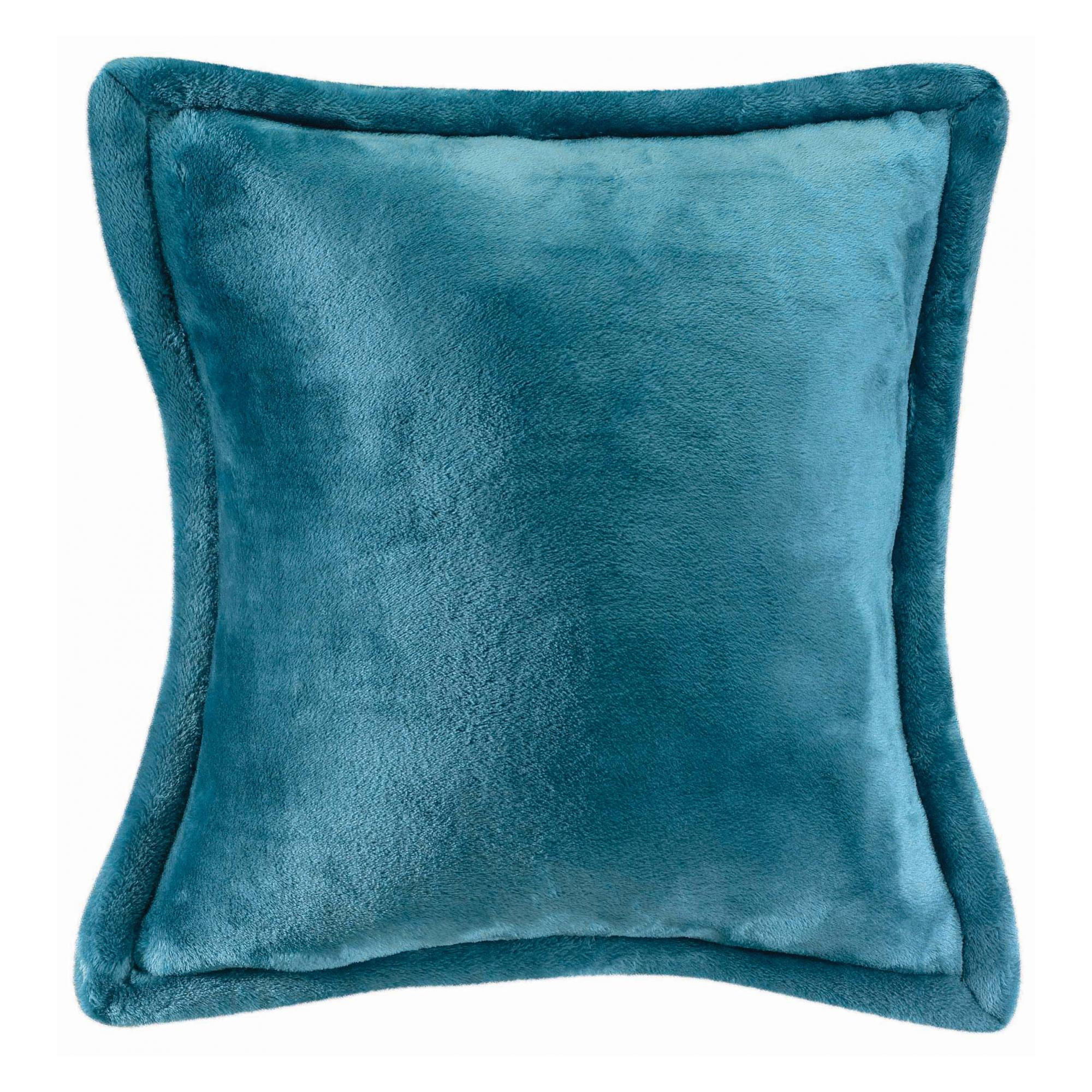 KISSEN Tender quarzgrau 50 x 50 cm - Blau, Textil (50/50cm) - Vivaraise