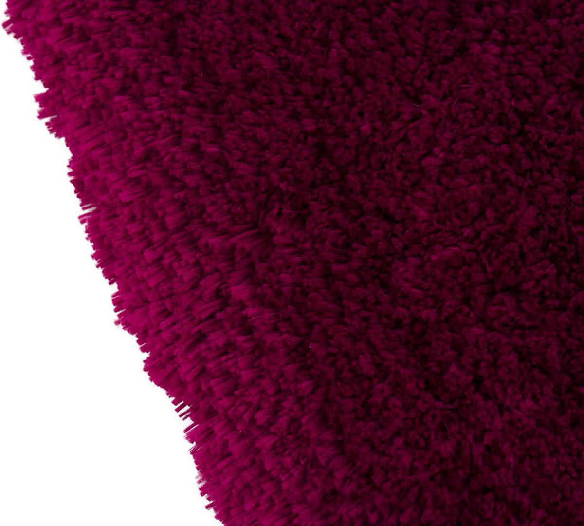 BADTEPPICH Deluxe CYCLAM 70X120CM - Dunkelrot, Textil (120/70cm)