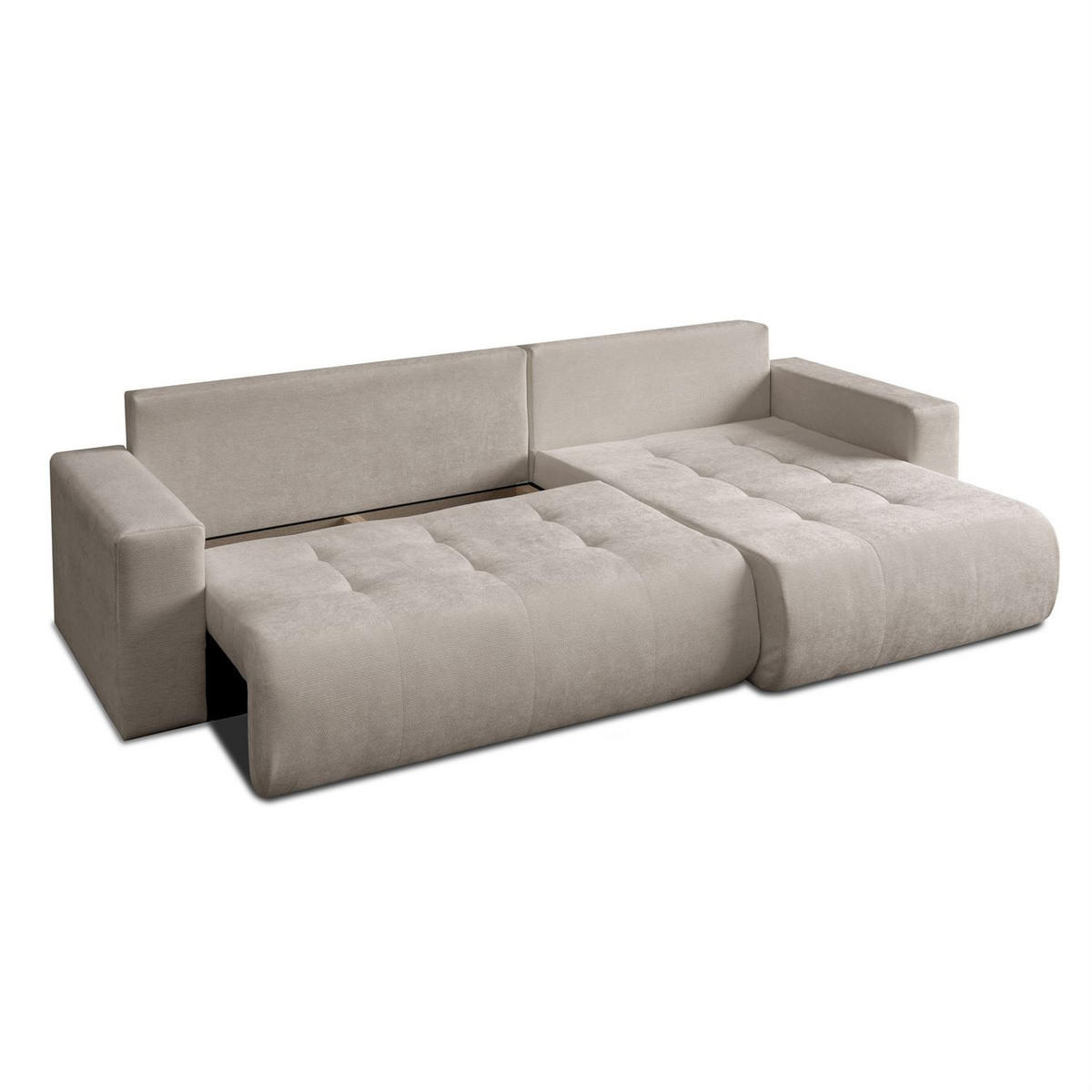 ECKSOFA CLOUD II XL mit Schlaffunktion Vibe 08 - Beige, Textil (280/152cm) - Lookway