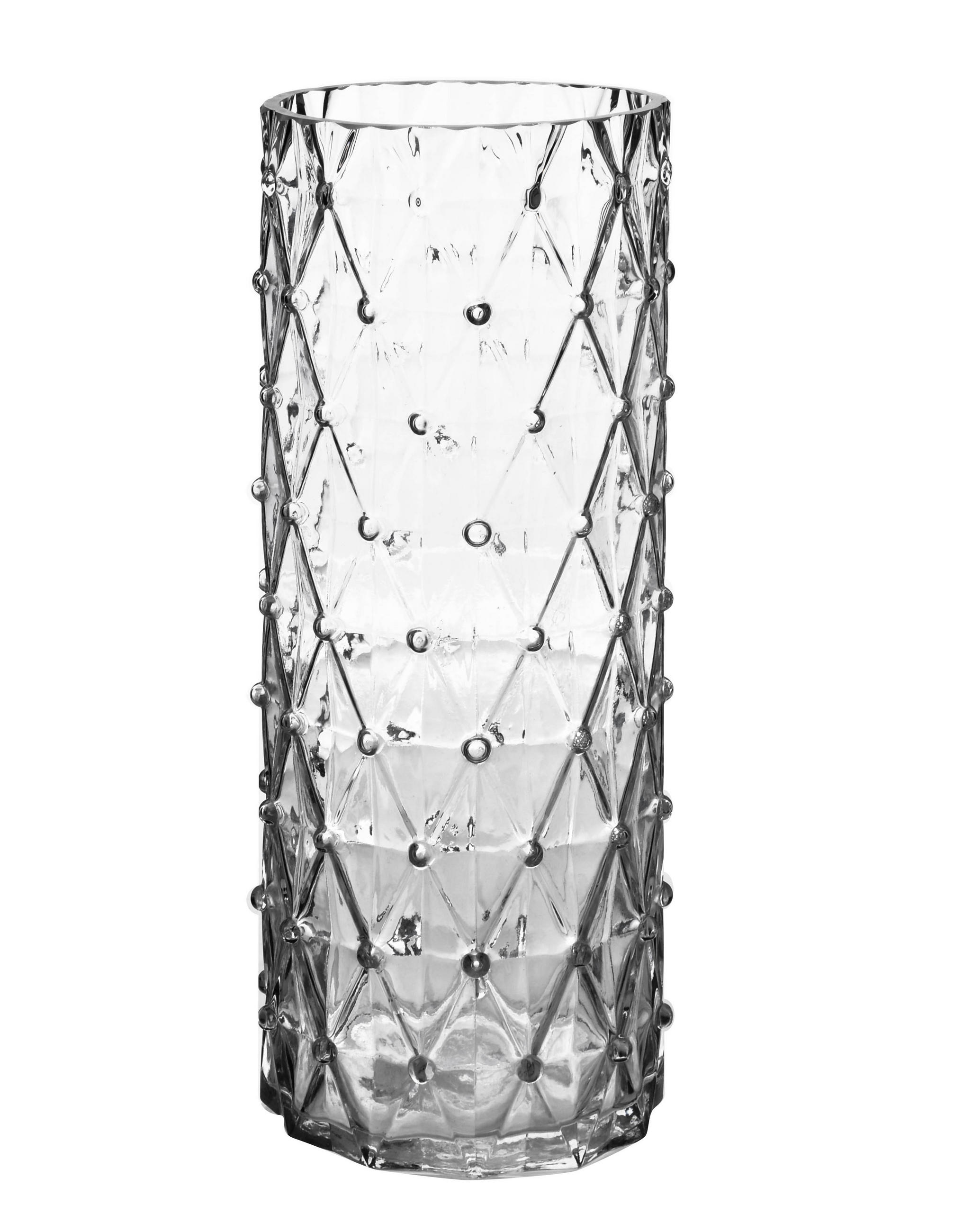 VASE Serenite 11,5/11,5/30cm Glas - Transparent, Glas (31cm) - Mondex