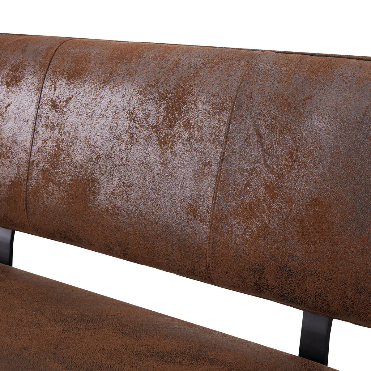 SITZBANK JUNA 160/57/86 cm Braun - Braun, Textil/Metall (160/86/57cm) - B&D Home