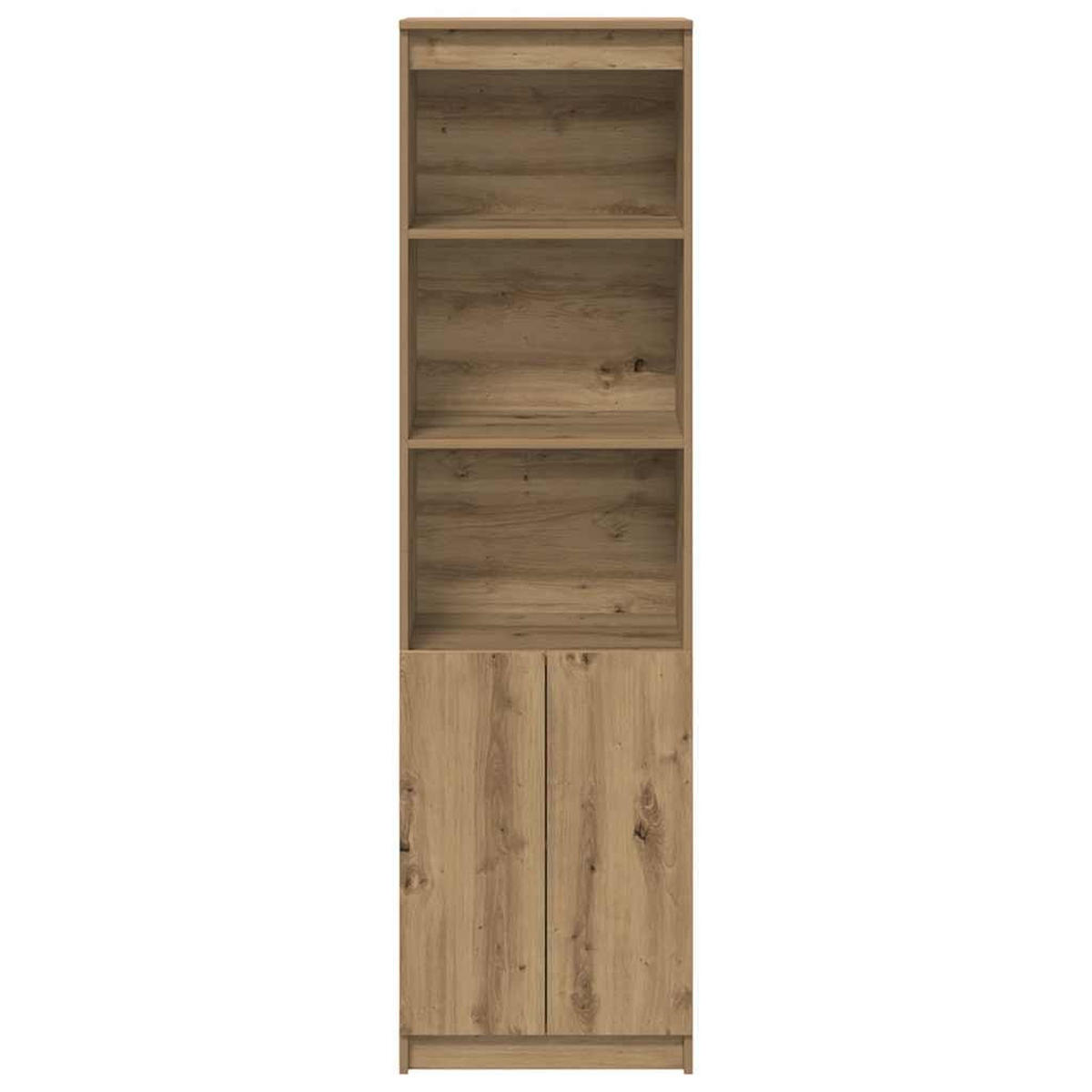 HIGHBOARD Artisan-Eiche 50/35/180 Cm Holzwerkstoff - Braun, Holzwerkstoff (35/180/50cm) - vidaXL