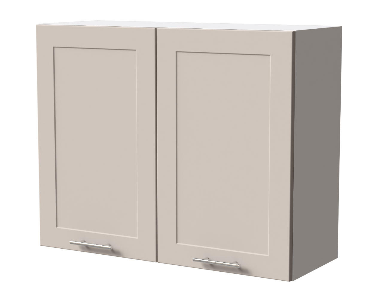 HÄNGESCHRANK Oslo W3/90 Weiß / Kaschmir Matt 90 / 32,5 / 72cm - Kaschmir/Weiß, Holz/Holzwerkstoff (90/72/32.5cm) - Feldmann-Wohnen