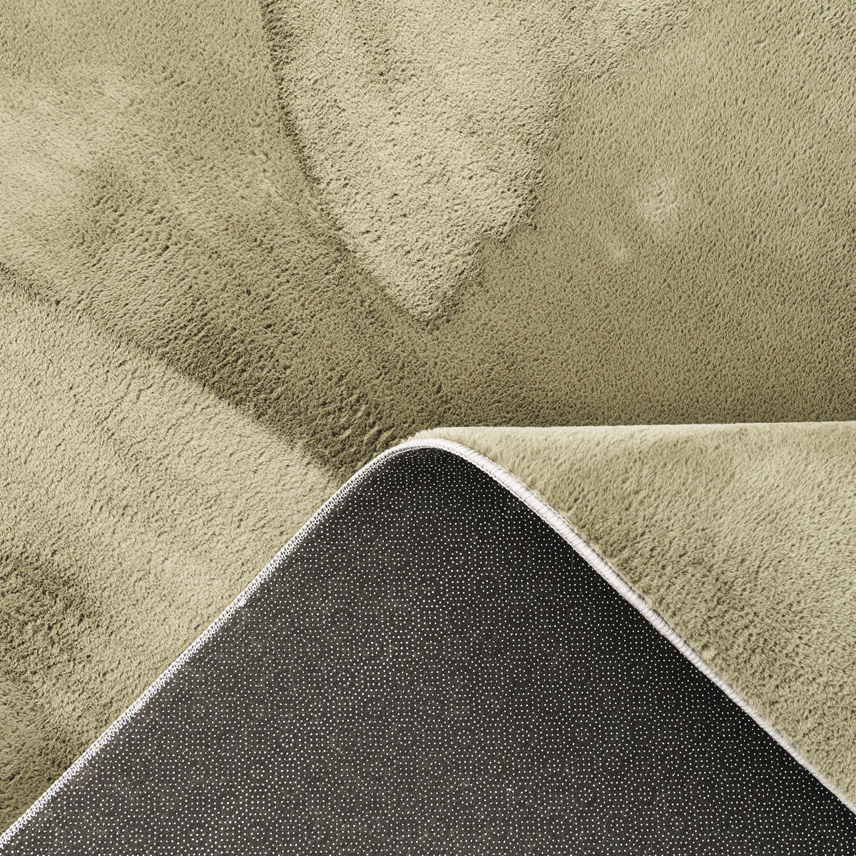 HOCHFLORTEPPICH 140/200 cm Soft 380 - Grün, Textil (140/200cm) - Paco Home
