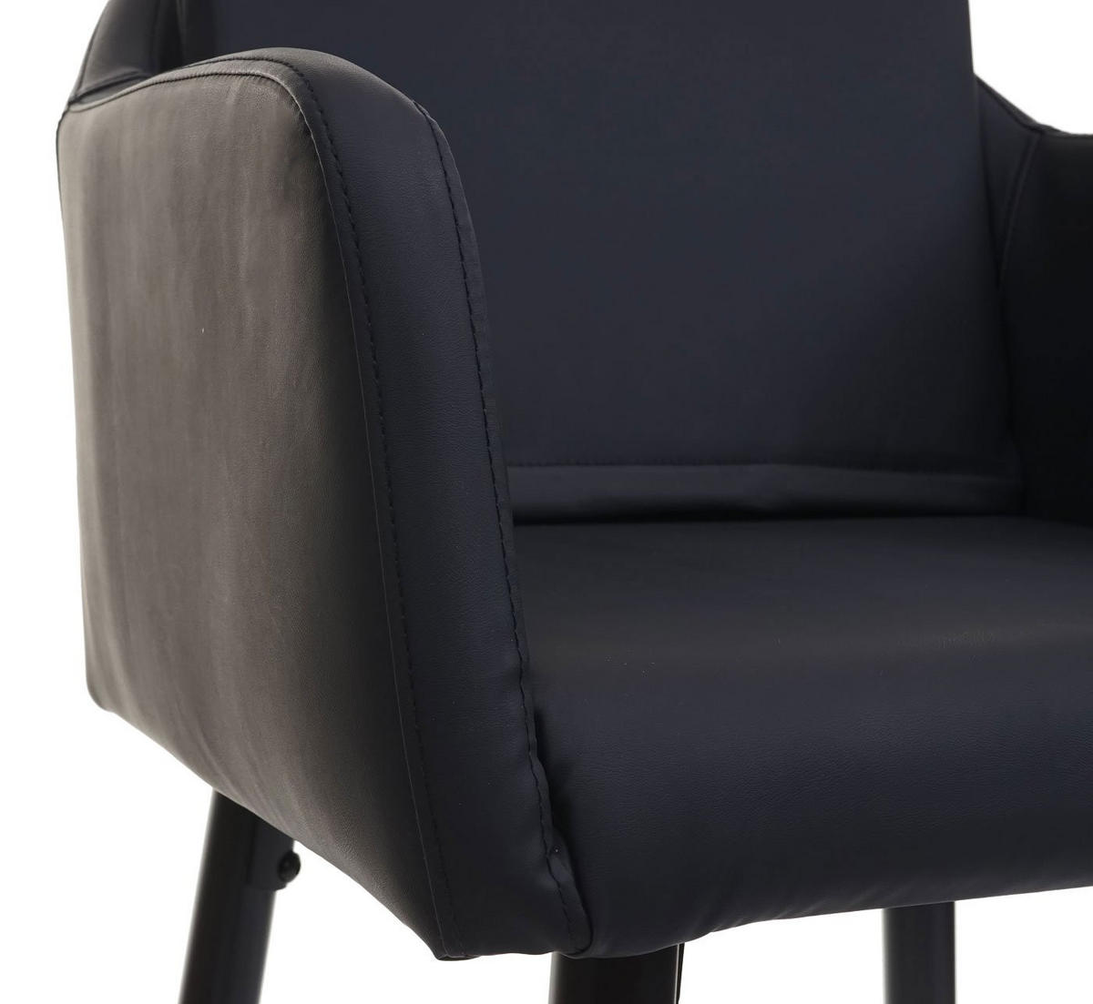 BARHOCKER Schwarz 2er-Set - Schwarz, Textil (54/105/53cm) - MCW