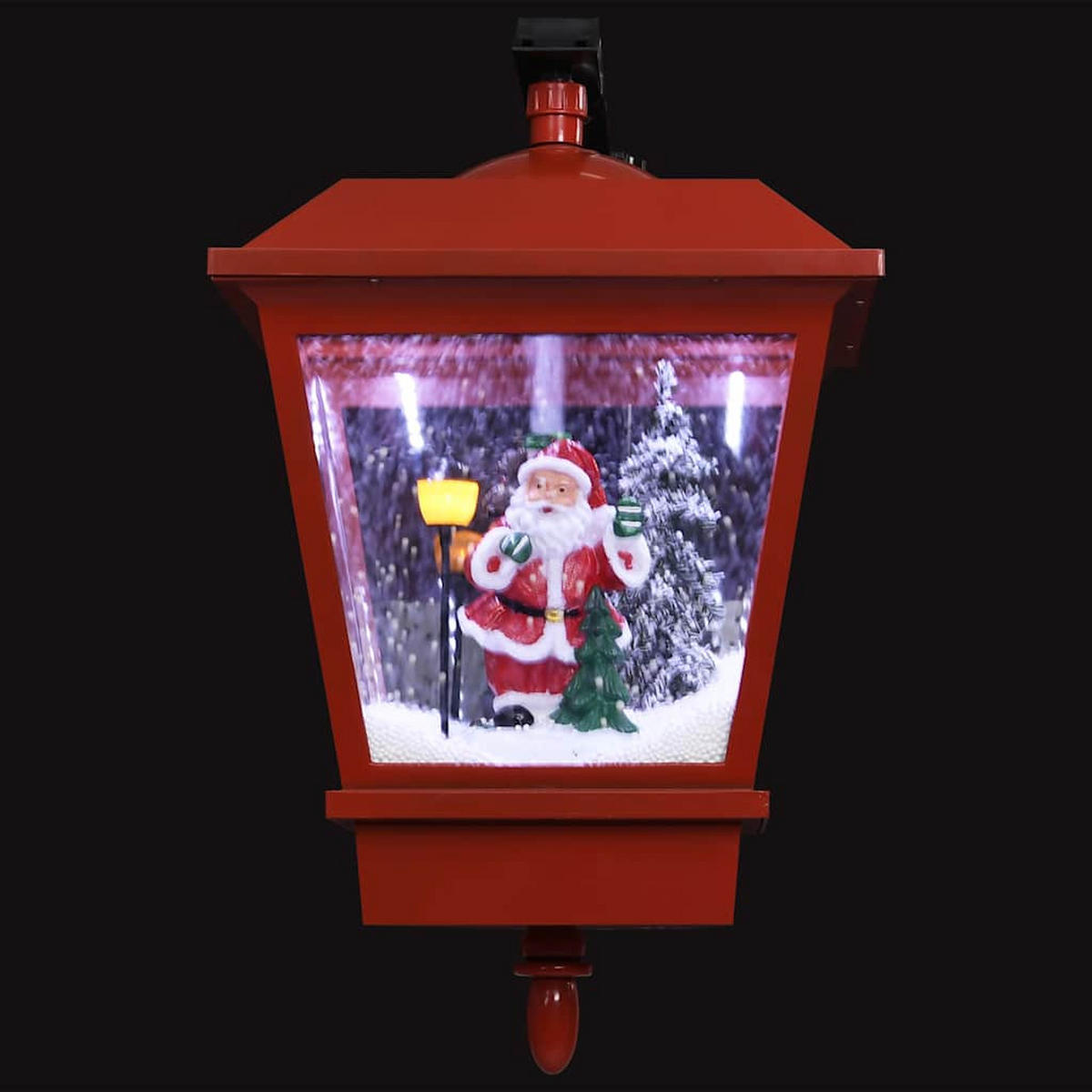 WEIHNACHTS-WANDLEUCHTE Mit Led-Licht Und Weihnachtsmann Rot - Rot, Kunststoff (27/45/40cm) - vidaXL