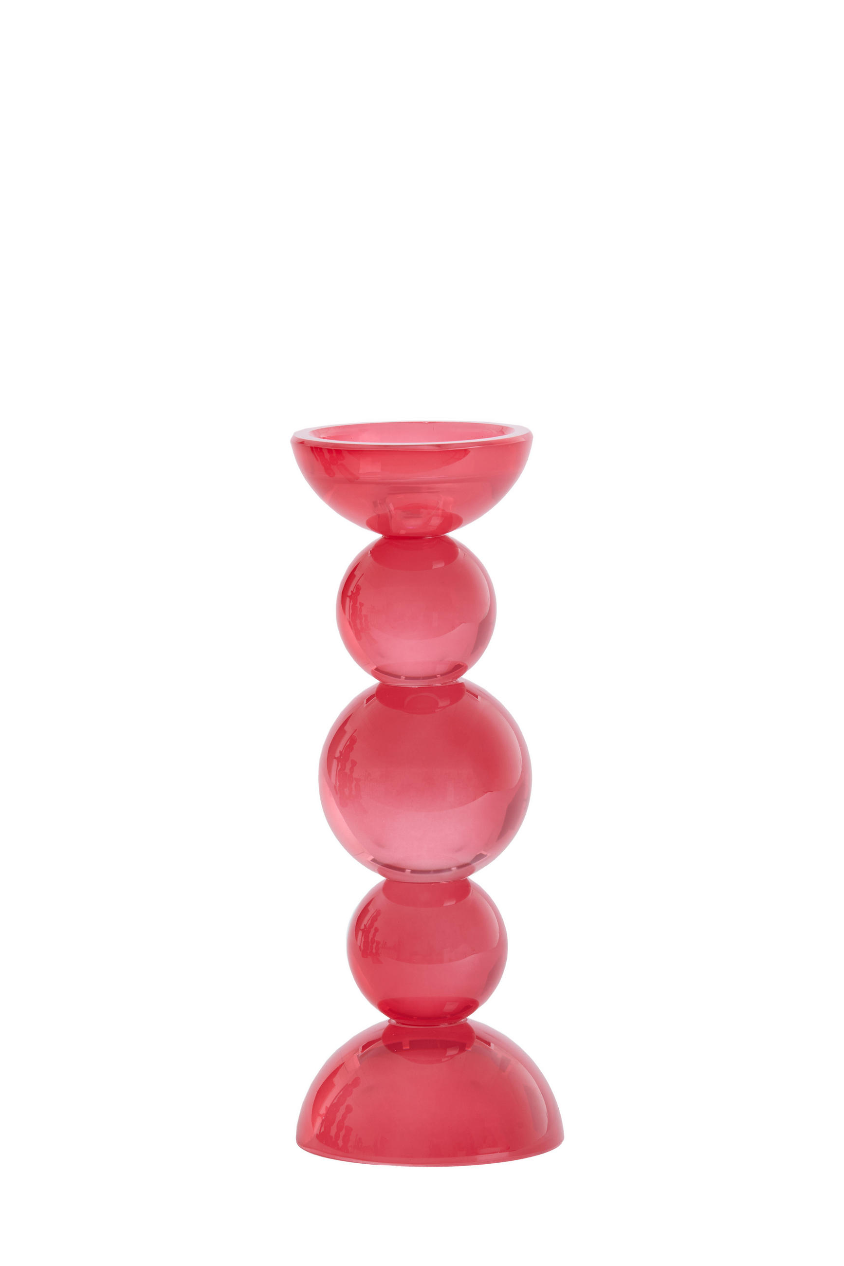 Light & Living Kerzenhalter Rot 10x26.5x10 cm