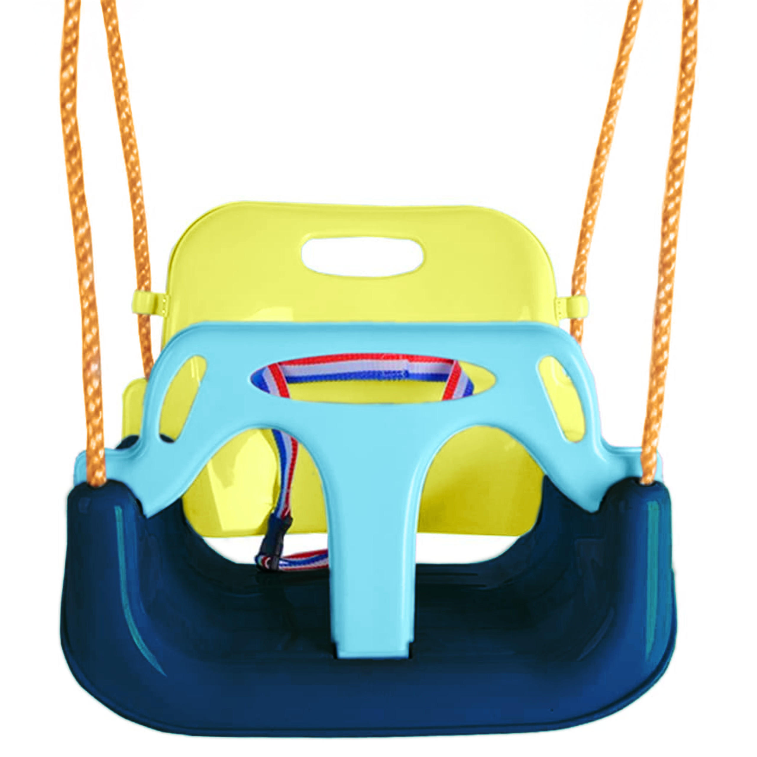 KINDERSCHAUKEL Limette - Grün, Kunststoff (35/30cm) - KRUMAD