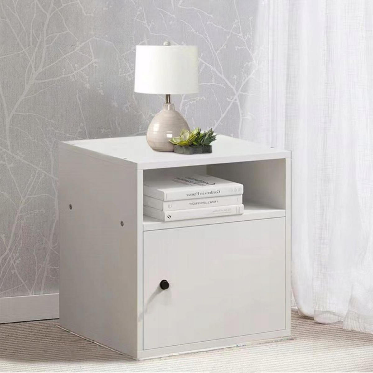 BÜCHERREGAL, weiß 40/34/56 cm - Weiß, Holzwerkstoff (40/56/34cm) - Rebiko