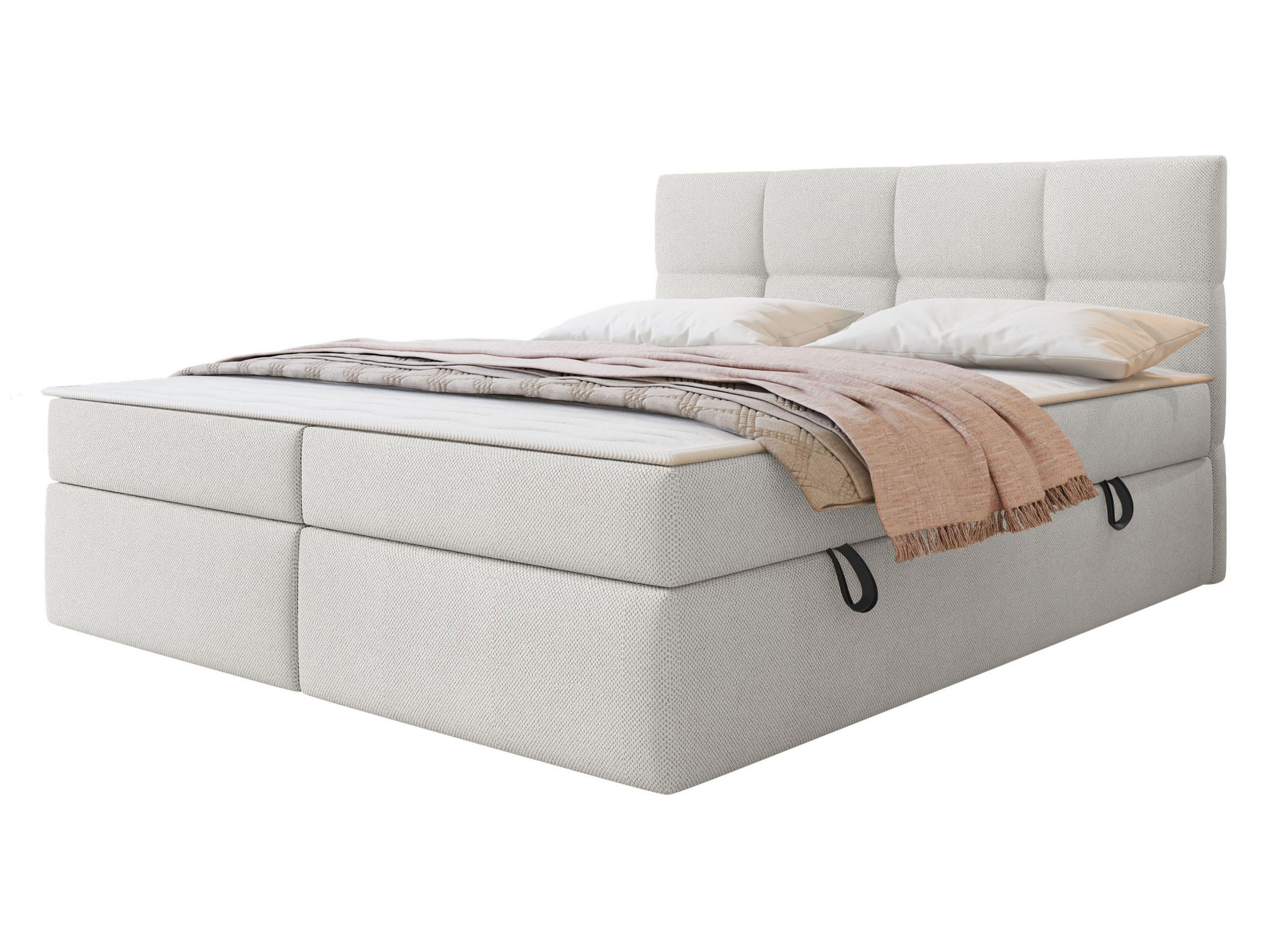 BOXBETT Figaro - H3 - Schwarz/Naturfarben, Holz/Textil (160/200cm) - MIRJAN24