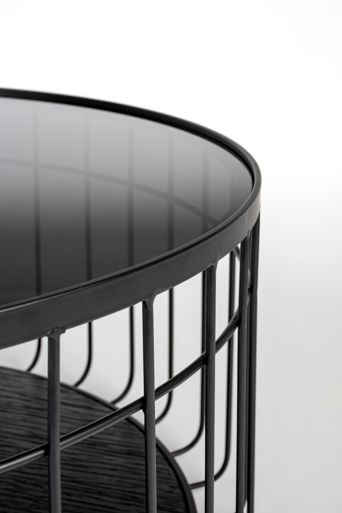 COUCHTISCH Lance - Schwarz - 60/60/31 cm - Schwarz, Glas (60/60/31cm)