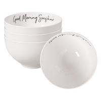 BOLS GOOD MORNING Statement weiß ø 13,8 cm 4er Set - Weiß, Keramik (13.8cm) - Villeroy & Boch