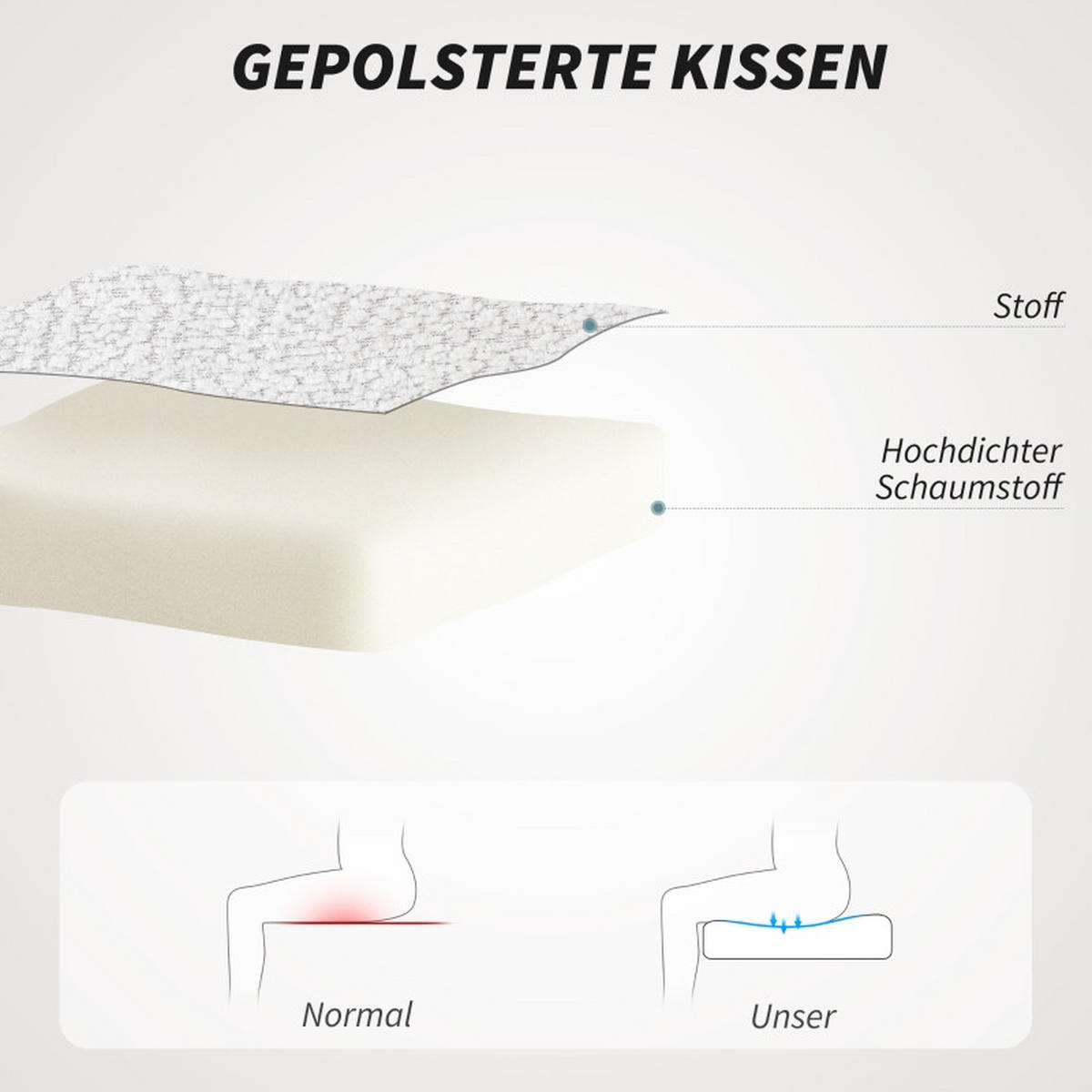 DREHSTUHL 65/59/75-85 cm cremeweiß aus Polyester höhenverstellbar - Creme, Kunststoff (59/85/65cm) - OKWISH