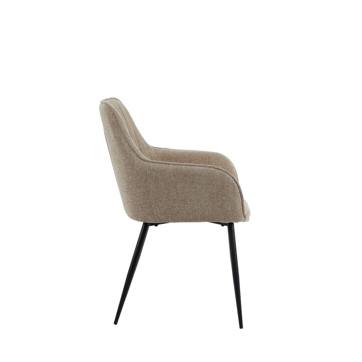 ESSZIMMERSTUHL Maud Taupe - 2 er Set - Taupe, Kunststoff (55/85/57cm) - Housecraft Living