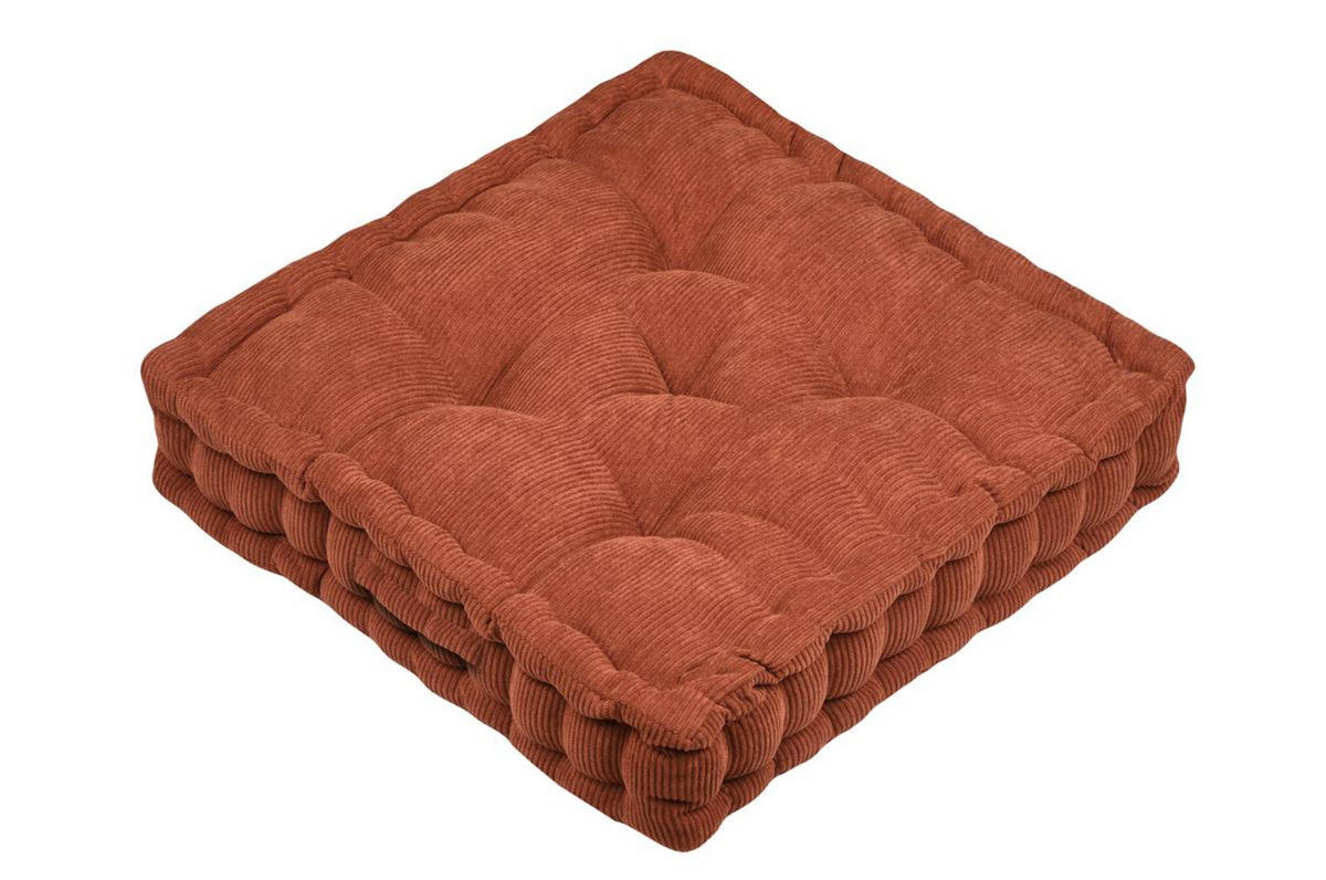 BODENKISSEN Dandy 45/45/10 cm - Rot, Textil (45cm)