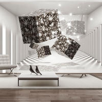 VLIESTAPETE Grau 250/175 cm - Weiß/Grau, Textil (250/1cm) - KUNSTLOFT