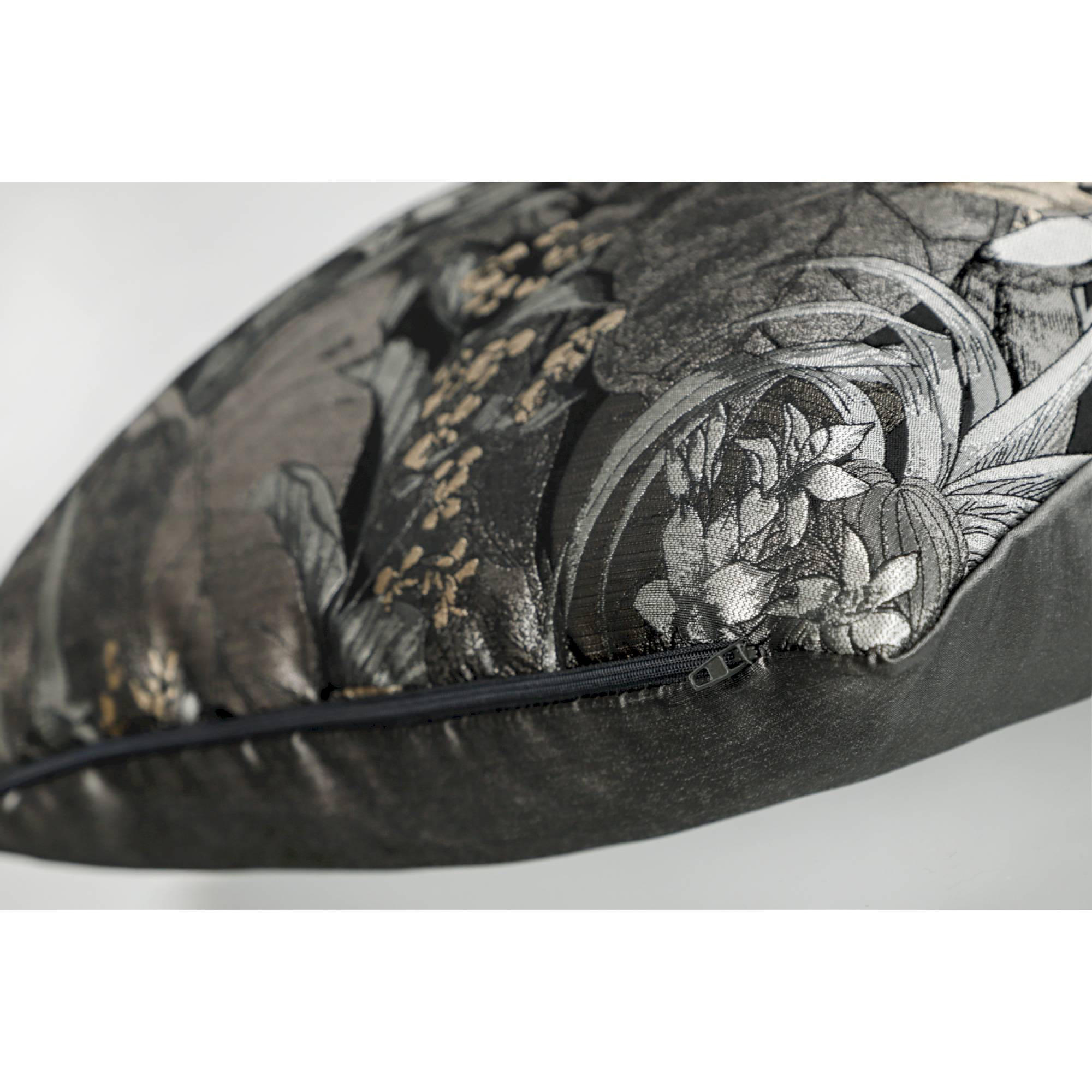 Thumbnail - Schöner Wohnen Zierkissenhülle, Anthrazit, Textil, 45x45 cm, Oeko-Tex® Standard 100, Wohntextilien, Bezüge, Kissenbezüge