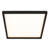 LED DECKENLEUCHTE Backlight Schwarz - Schwarz, Kunststoff (42.2/42.2/4cm) - Briloner