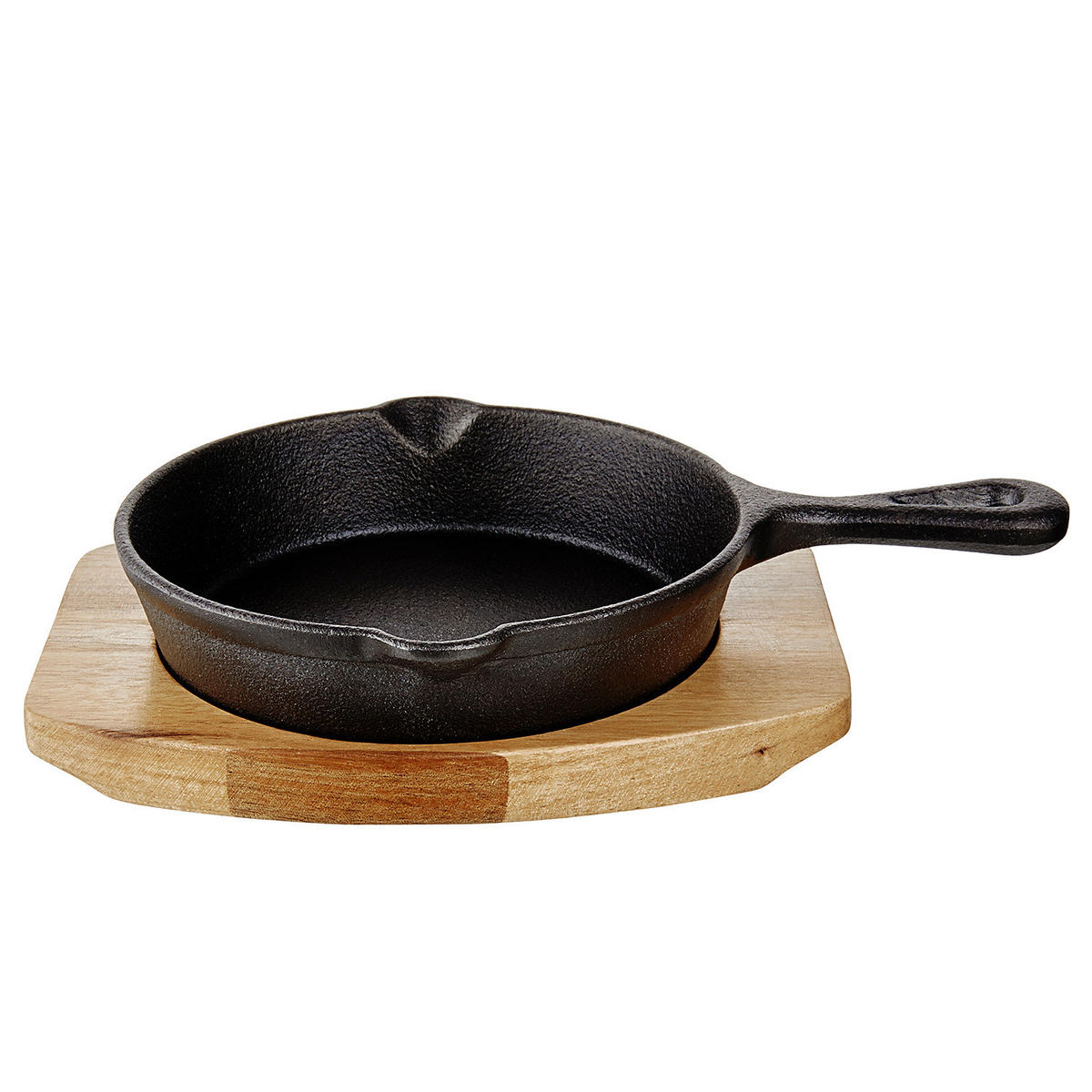 SERVIERPFANNE (6er Set) Hot Iron - Schwarz, Metall (22/15/4cm) - Butlers