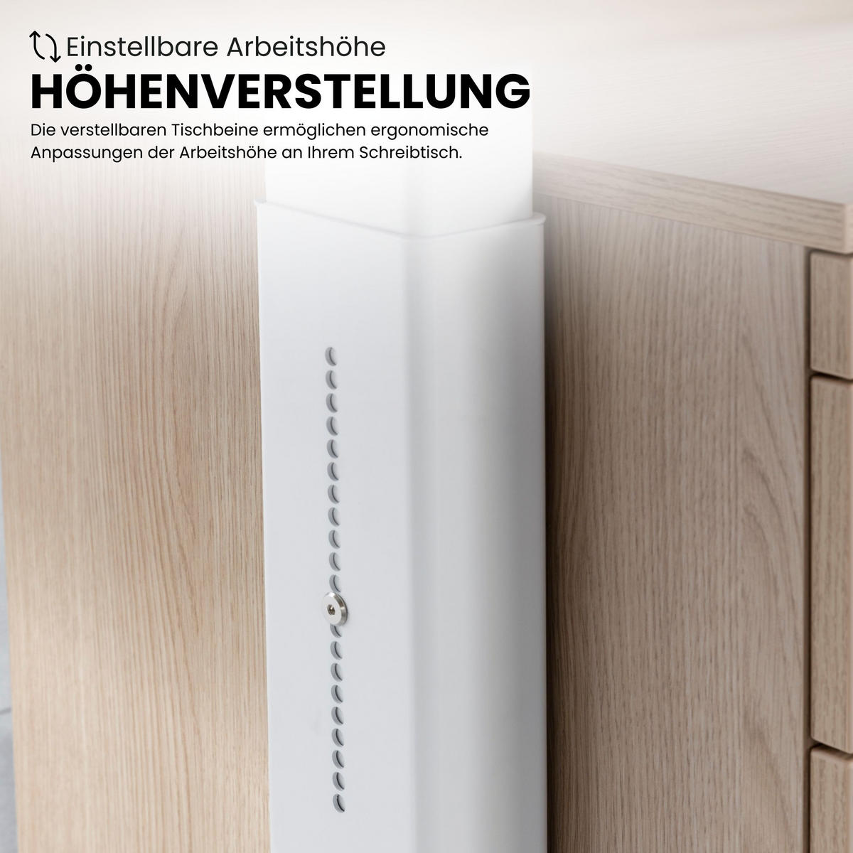 SCHREIBTISCH Serie-XB 80/120/74 cm in Graphitfarben/Graphitfarben - Graphitfarben, Holzwerkstoff (80/120/74cm) - bümö