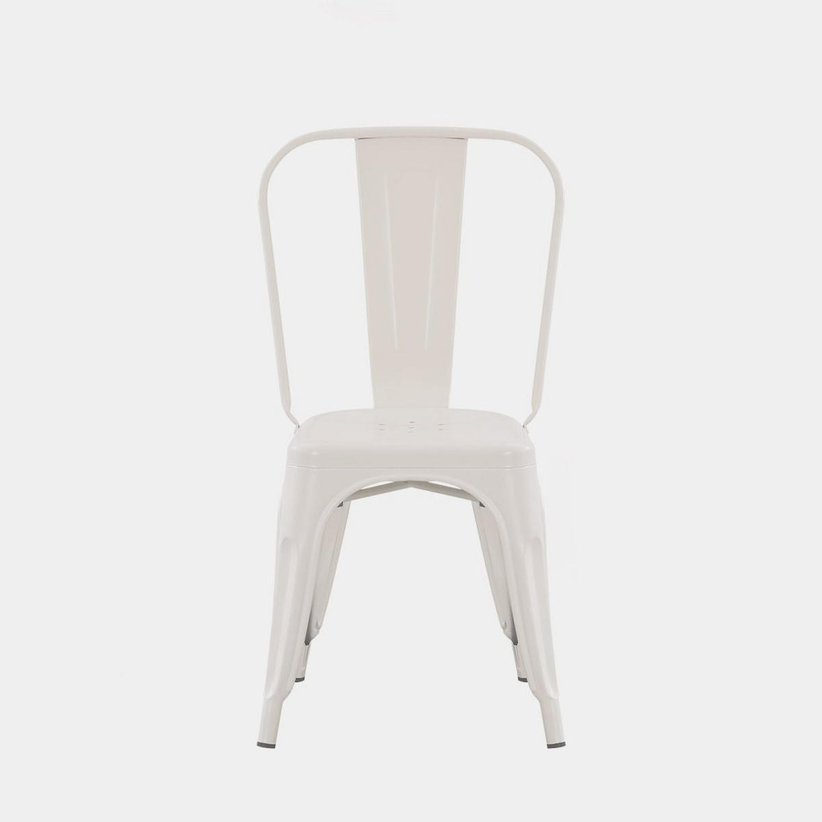 STUHL FÜR DRAUSSEN Hjorts Beige 46 cm x 85 cm - Beige, Metall (46/85/49cm)