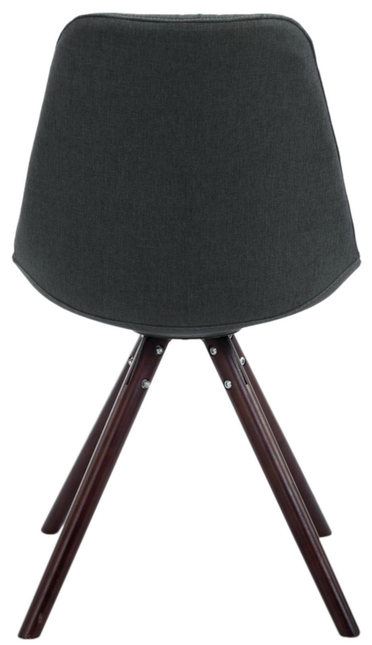 STUHL 4er Set Stoff dunkelgrau - Dunkelgrau, Textil (48/84/56cm) - CLP