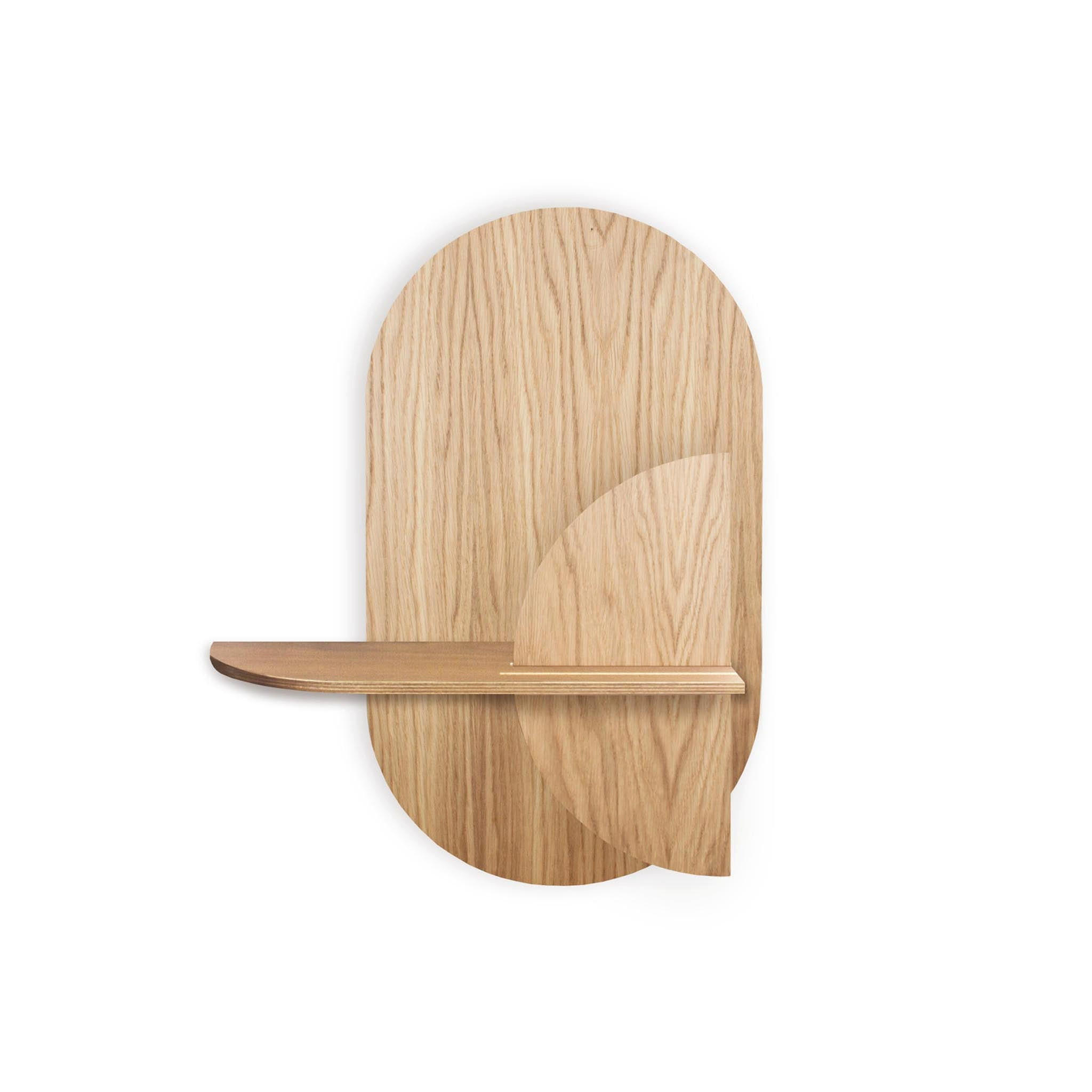 REGAL Alba Oval - Eichefarben, Holz (60/72/17cm) - Woodendot