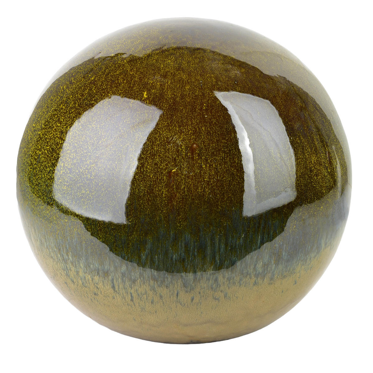 DEKOKUGEL Saggio braun 40/40/40 cm Keramik - Braun, Keramik (40/40/40cm) - Mondex