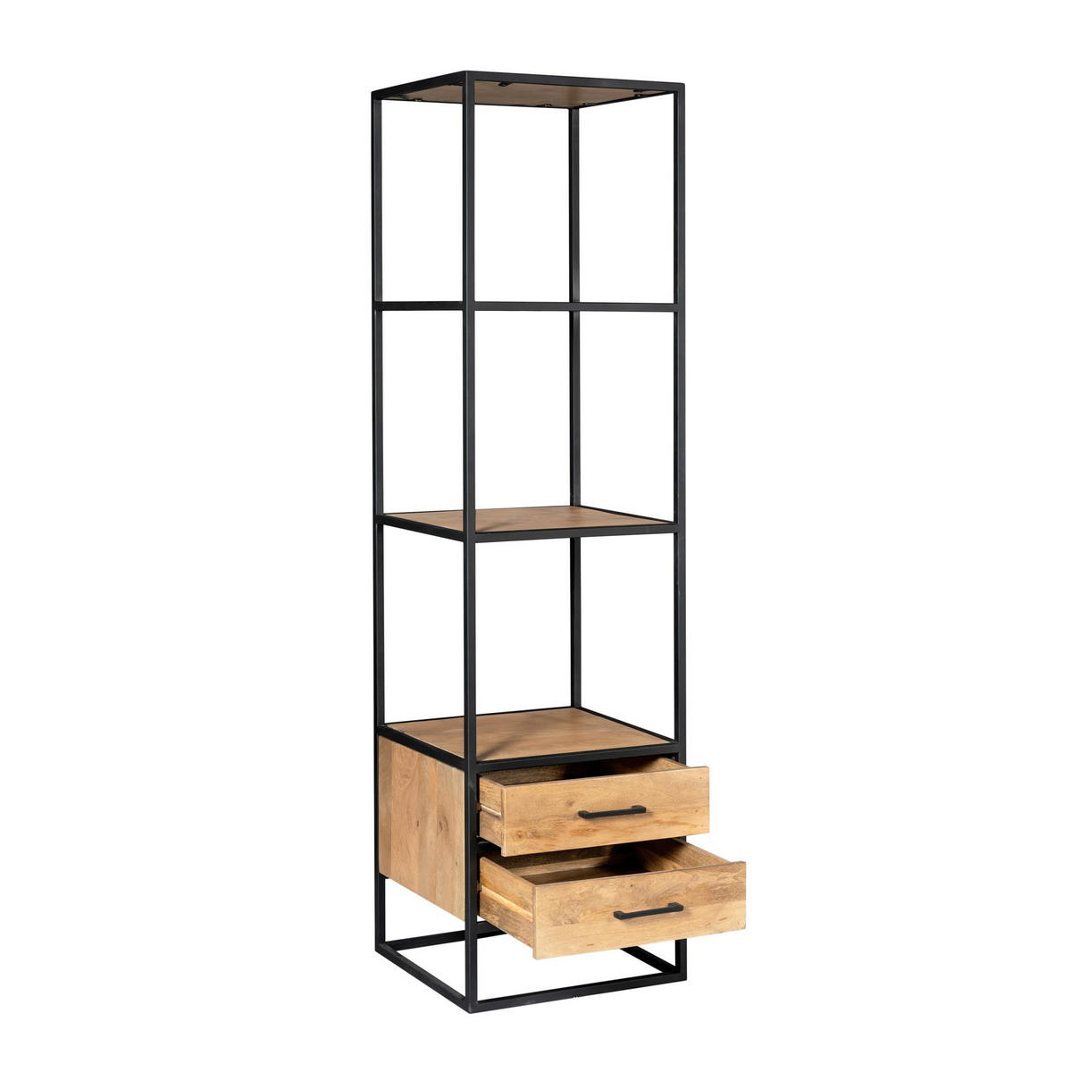 BÜCHERREGAL Dakota Braun 45/55/200 cm - Braun, Holz (55/200/45cm) - Starfurn