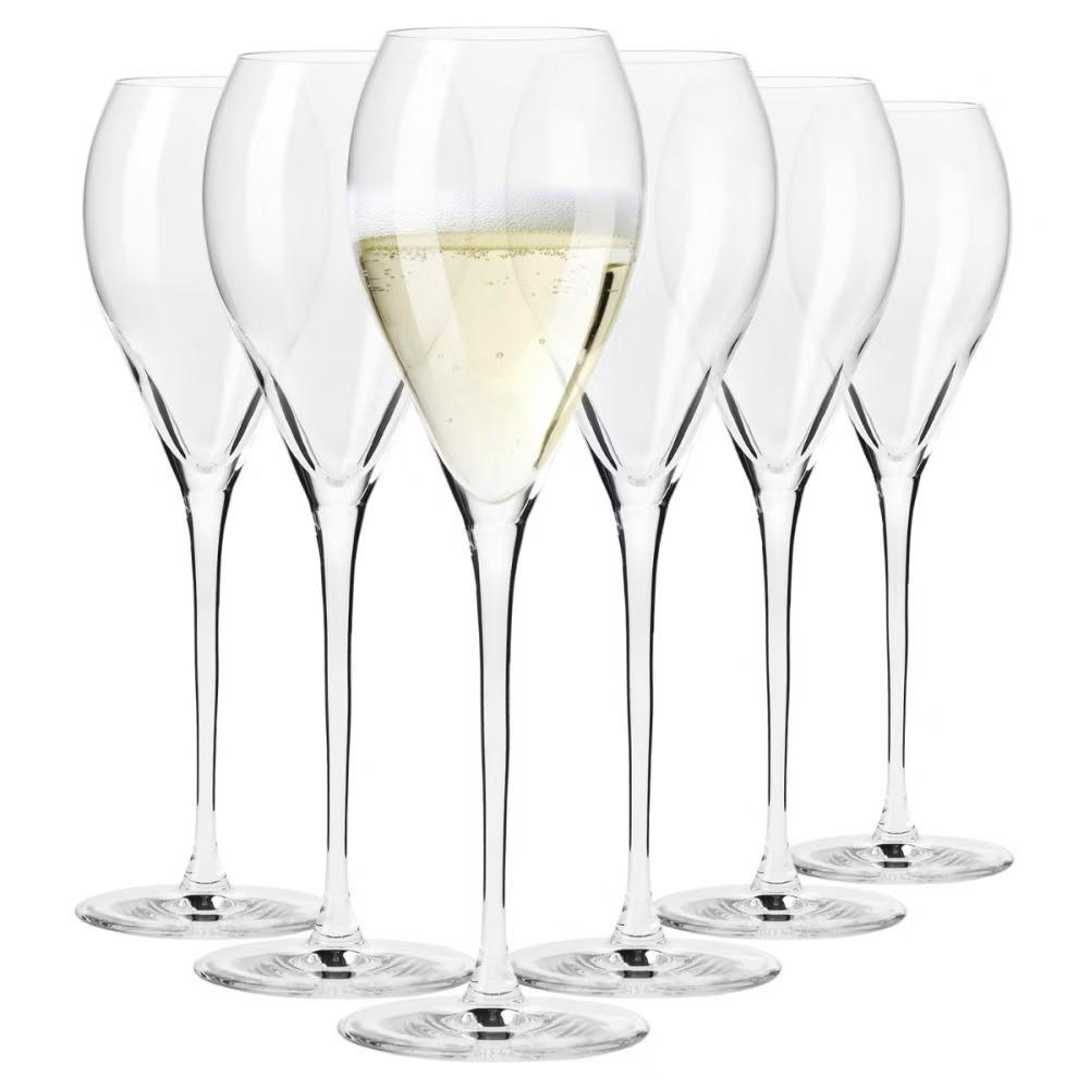 PROSECCO-GLÄSER, 6er-Set, 240 ml - Transparent, Glas (0.24L) - Krosno Glass