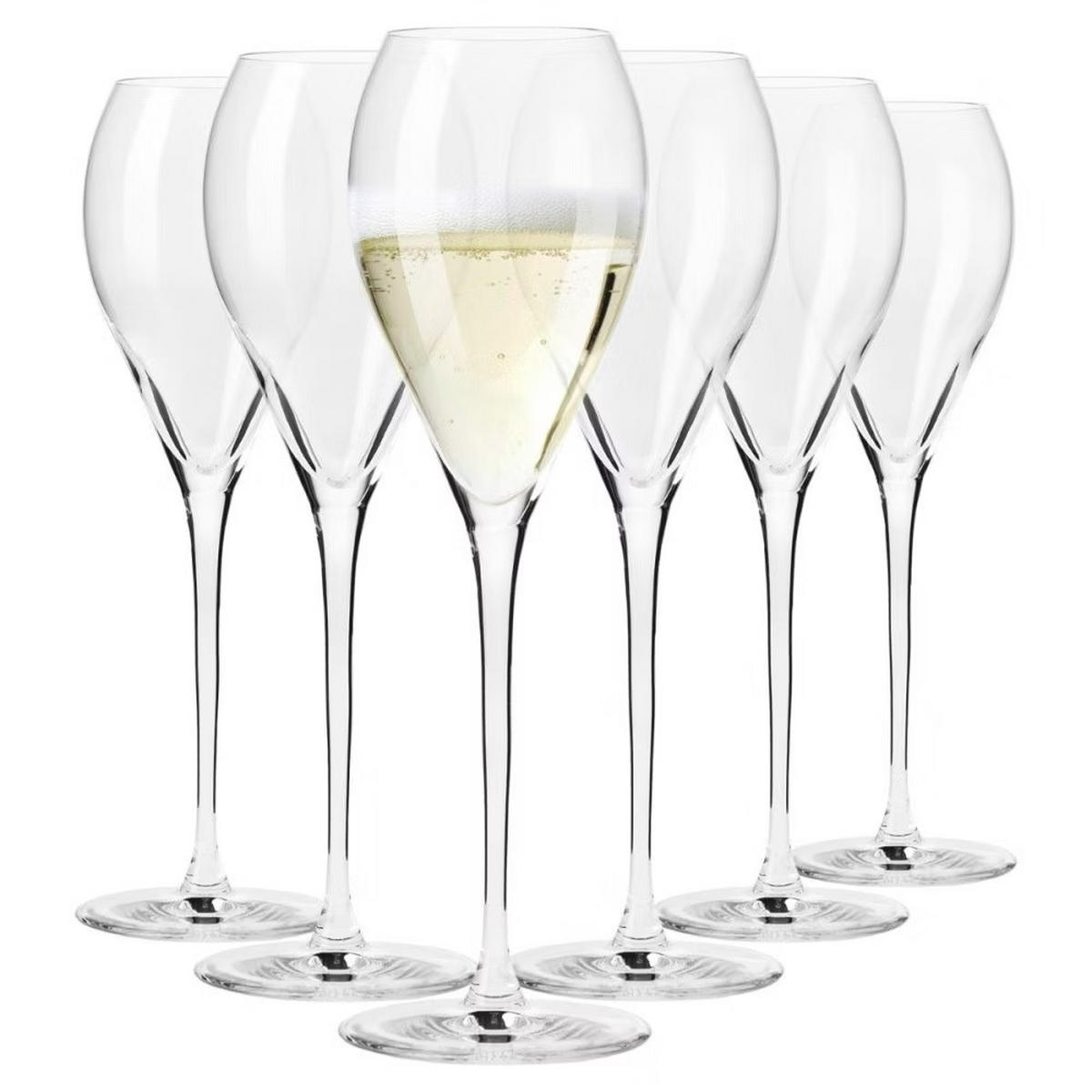 PROSECCO-GLÄSER, 6er-Set, 240 ml - Transparent, Glas (0.24L) - Krosno Glass