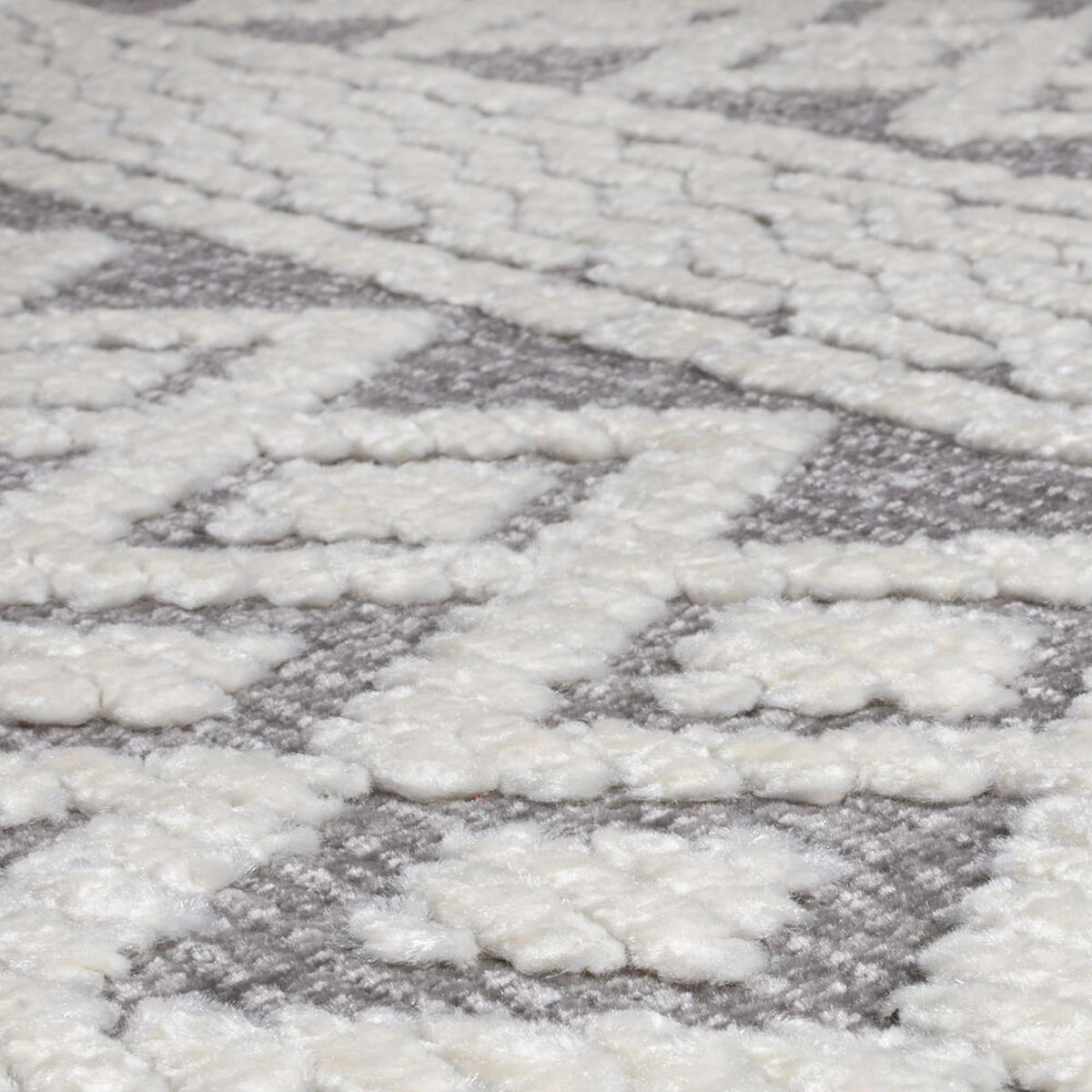 TEPPICH maschinenwaschbar Streifen-Design BECK, Grau 80x160 cm - Grau, Textil (80/160cm) - KADIMA DESIGN