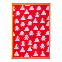 KÜCHENTUCH Sweet Xmas Weihnachtsbäume - Rot, Textil (50/67cm) - Butlers