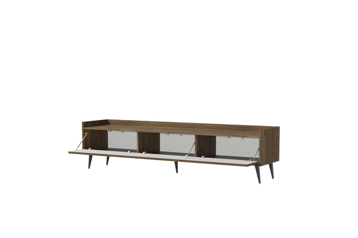 TV-LOWBOARD DALIA 05 180 / 45 / 41 cm in Walnuss - Walnussfarben, Holzwerkstoff (180/45/41cm) - Deine Möbel 24