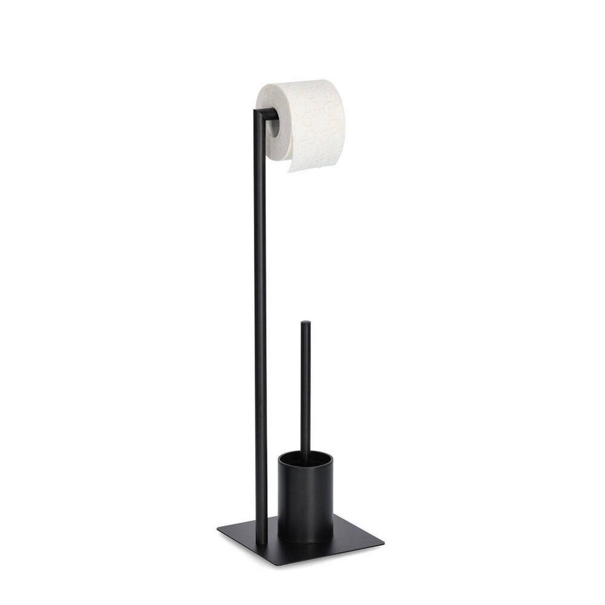 TOILETTENBÜRSTENHALTER 20/20/70 cm - Schwarz, Metall (20/70/20cm)