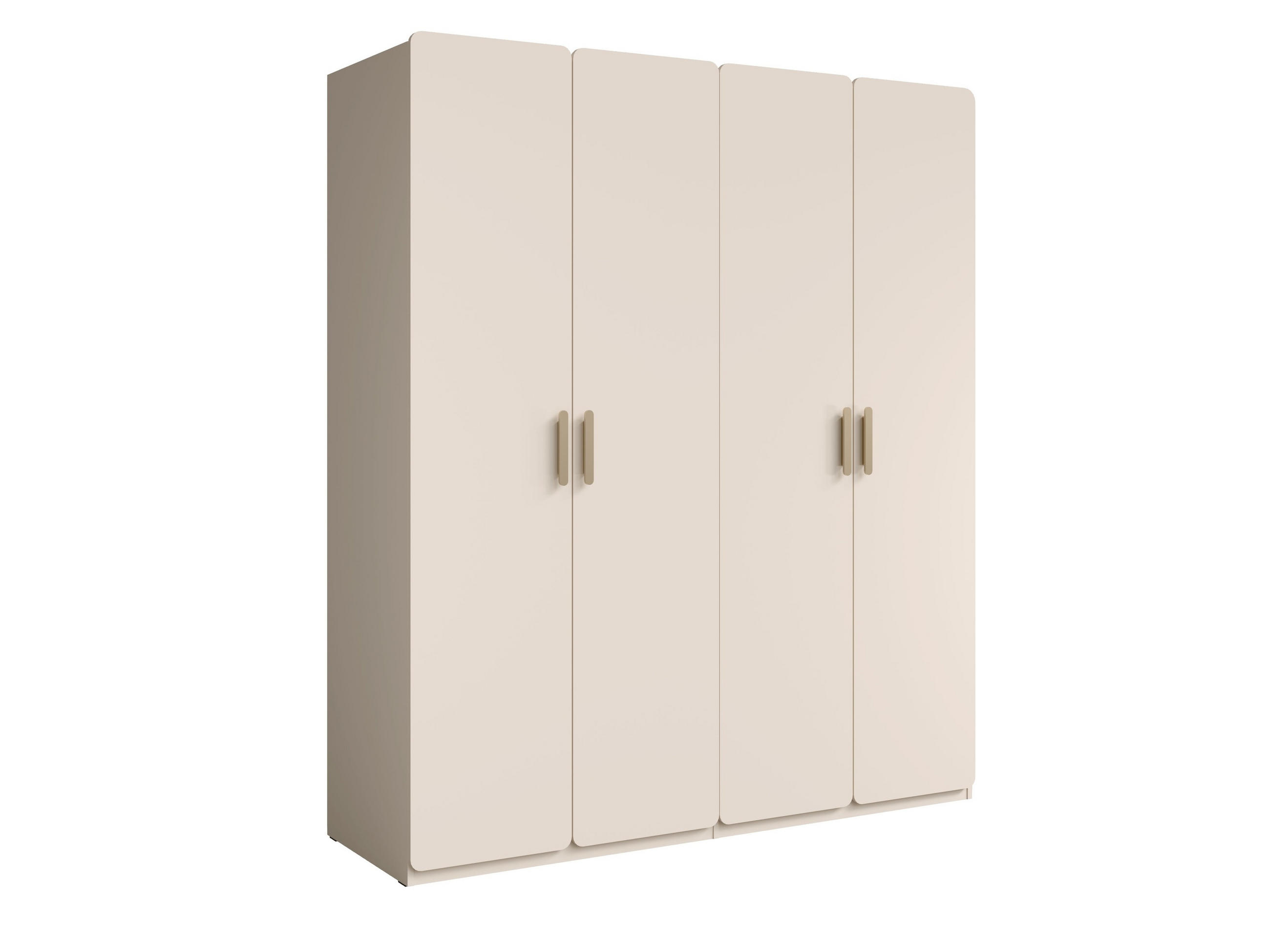 KLEIDERSCHRANK Beige 179/210/58 - Beige, Holzwerkstoff (179/210/58cm) - RAUMHIRSCH FURNITURE