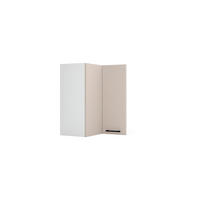 ECKHÄNGESCHRANK WRN P/L - Morvex - Platzsparende Lösung mit Stil - Beige, Holz/Metall (60/72/60cm) - ROYAL24_MARKT