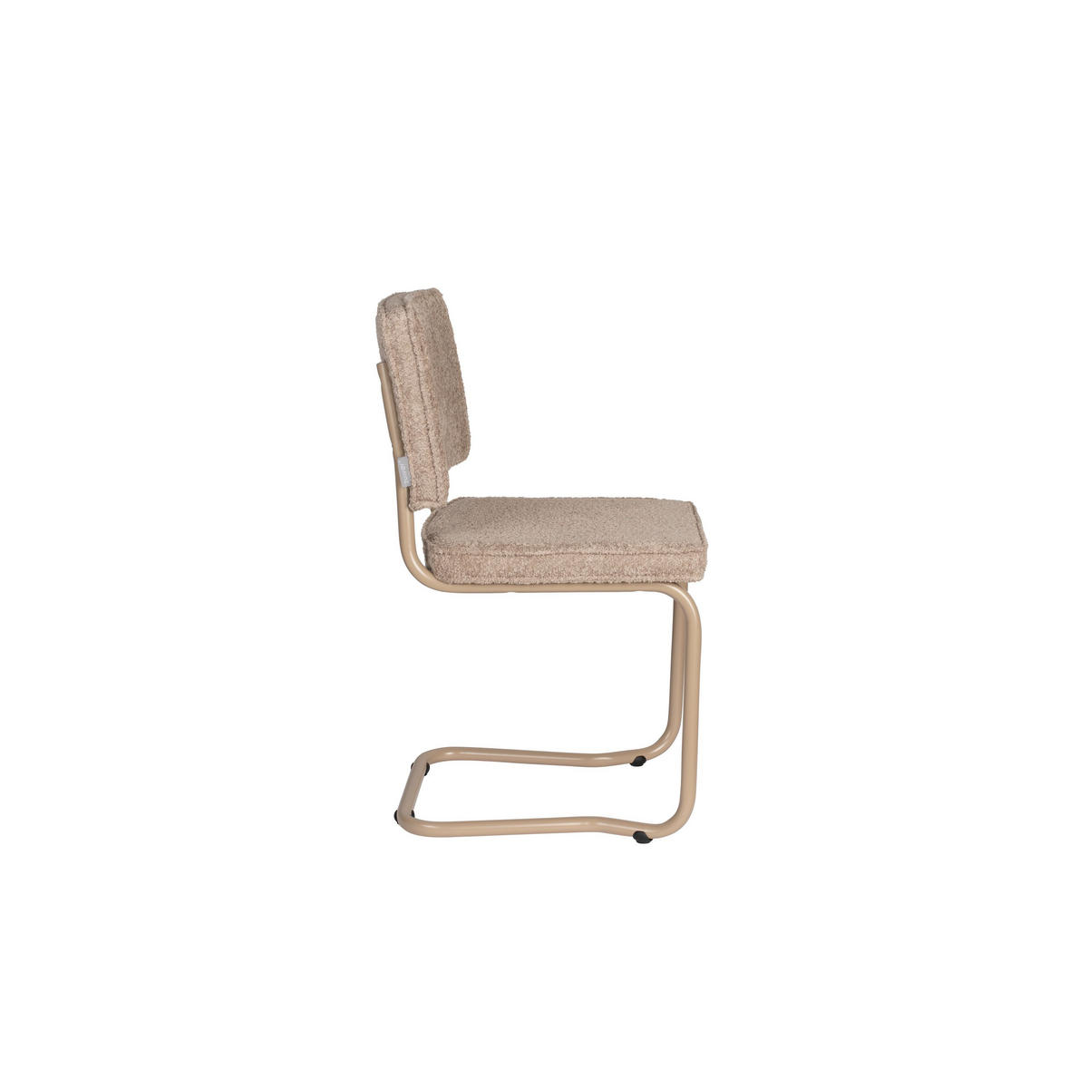 ESSZIMMERSTUHL Ridge Kink Soft Beige - 2 er Set - Beige, Textil (48/85/50cm) - Zuiver